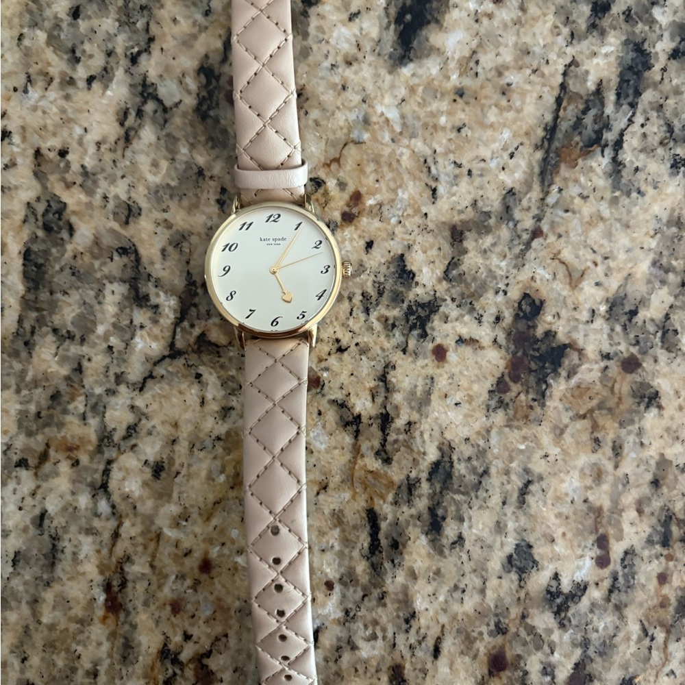 Kate Spade Tan and Gold Elegant Watch, like new condition